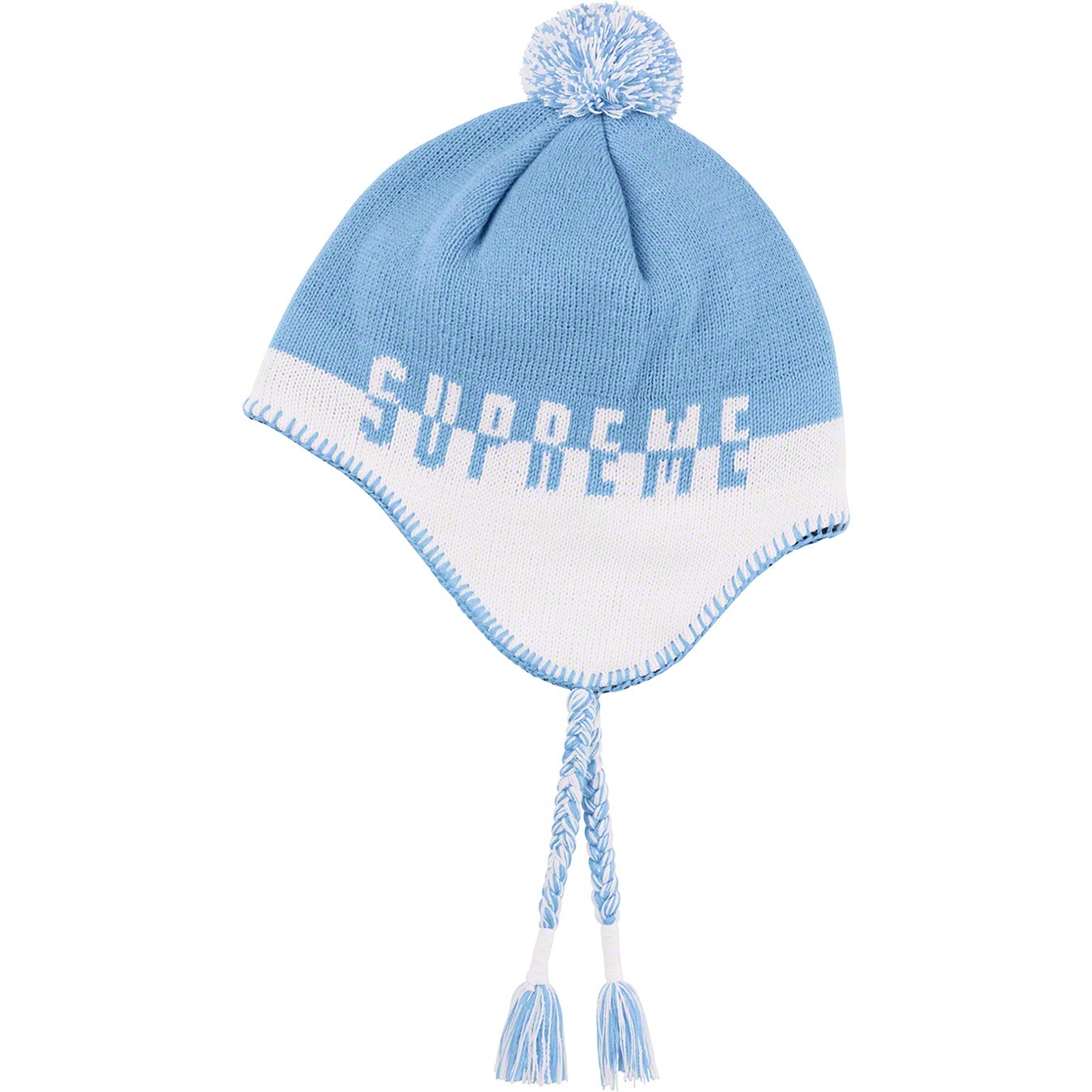 Split Logo Earflap Beanie view 4
